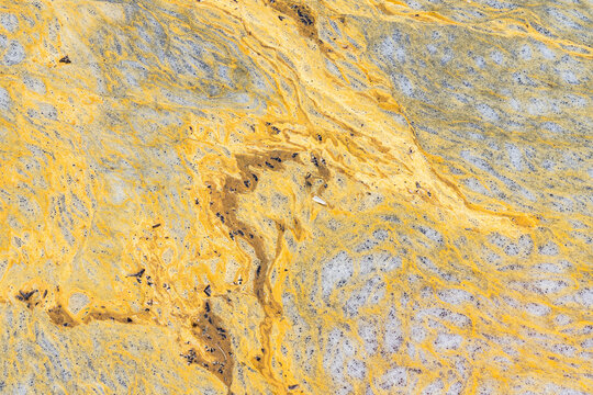 Colorful mineral textures at Riotinto mine, Huelva, Spain