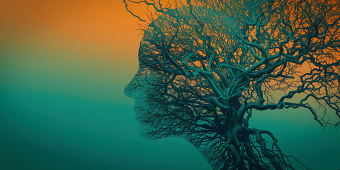 Tree of Thoughts: Human Silhouette with Branches