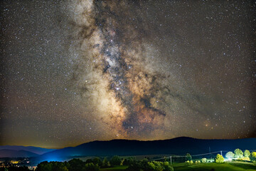 Milky Way in the mountains © Zaczuphoto