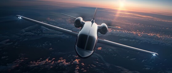 Fototapeta premium An advanced aerospace project deploys mystical drones that blend electronic technology with supernatural forces