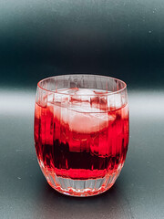 bright cocktail or mocktail