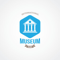 International  museum day vector illustration. International  museum day themes design concept with flat style vector illustration. Suitable for greeting card, poster and banner.