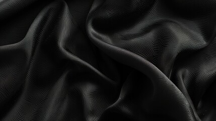 Obraz premium Midnight Elegance - Rich Black Canvas with Subtle Sheen for Striking Visuals