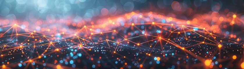 Fototapeta premium Optimizing social networks through big data processing, Social Media, Network Optimization