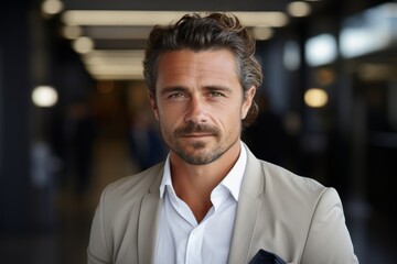 Fototapeta premium Confident Businessman