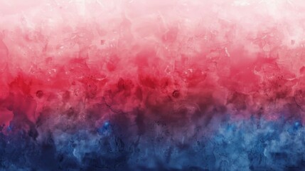 Obraz premium This image presents a smooth gradient transition from red to blue in a watercolor texture, perfect for abstract backgrounds and artistic visual projects.