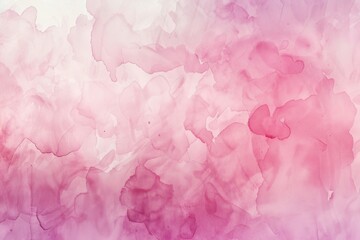 Soft pink watercolor background with flowing paint creates a romantic mood. Featuring pastel shades in an artistic pattern with vintage and grunge vibes. Perfect for creative projects like cards