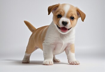cute puppy, isolated