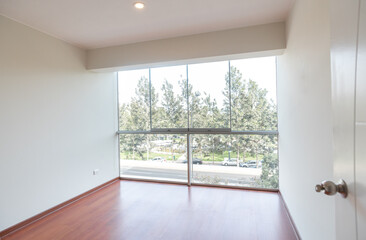 Fototapeta premium room with large window