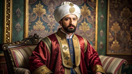 Fototapeta premium an Ottoman Pasha