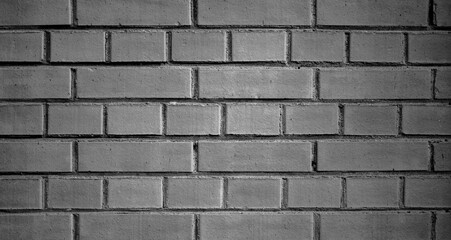 Dark, black and gray brickwork. Authentic black,dark color brick wall,background,wallpaper.