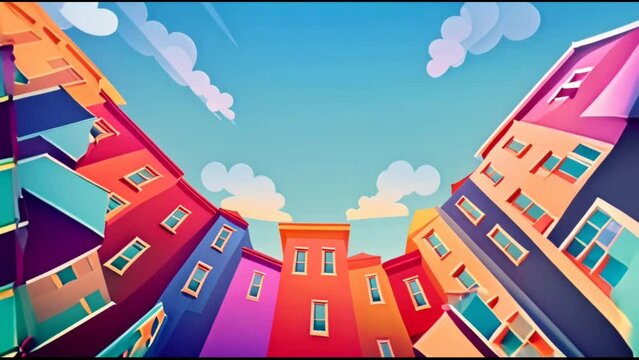 houses on the street