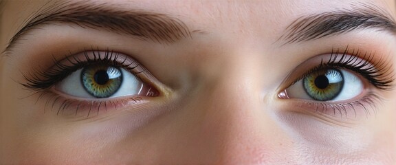 female eyes, close up