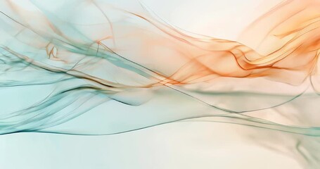 Abstract colorful flowing lines creating a serene and dynamic background for modern and creative design projects