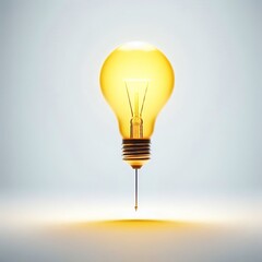 Yellow round light bulbs