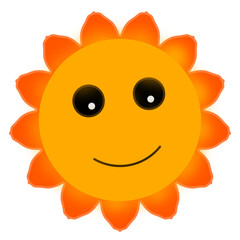 sun cartoon character