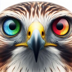 Animal and women's eyes