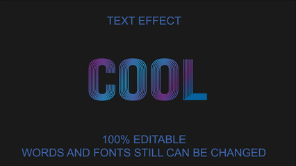 Editable Text Effect