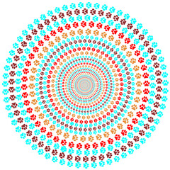background with circles