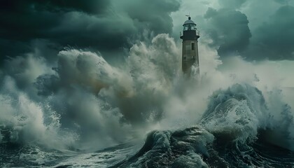 Lighthouse in the Storm