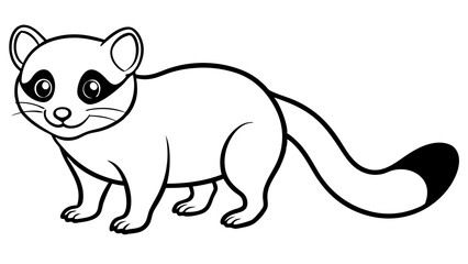 illustration of a cartoon squirrel