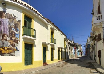 The other side of Havana (Cuba), the old part of the city, its historic center, the genuine one where ordinary people live