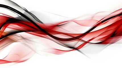 Obraz premium black and red wave background concept