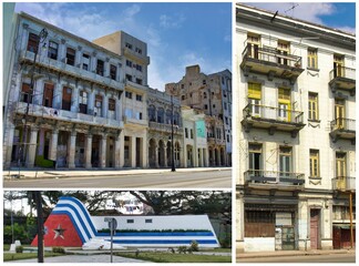 The other side of Havana (Cuba), the old part of the city, its historic center, the genuine one where ordinary people live