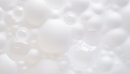 white bubbles