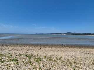 beach and sea