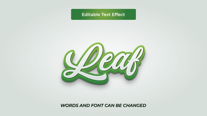 Editable 3d Text Effect Vector