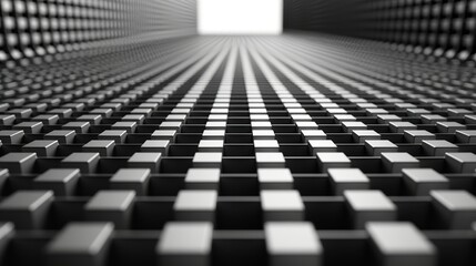 Naklejka premium Grid texture featuring intersecting lines forming uniform squares, providing a classic and versatile background for digital and print design applications. , Minimalism,