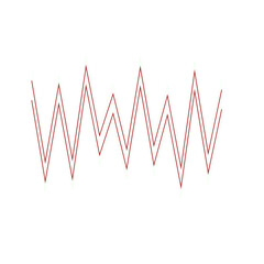 An abstract retro zig zag stripe pattern design element.