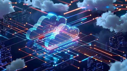 cloud technology background