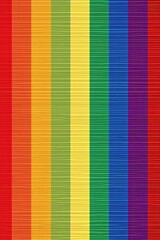 LGBTQ community symbol. Gay pride event. Waving in the wind. Celebration and acceptance of all genders and sexualities. Horizontal orientation. Isolated on a white background