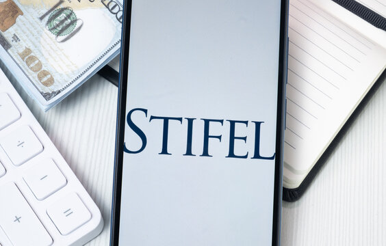 New York, USA - 30 June 2024: Stifel Logo on Phone Screen, Company Icon