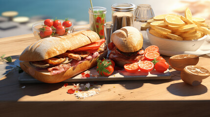 Delicious food to eat in the hot summer.