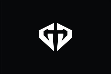 letter GG DD sword icon abstract logo, letter G sword in rock sword warrior iconic logo