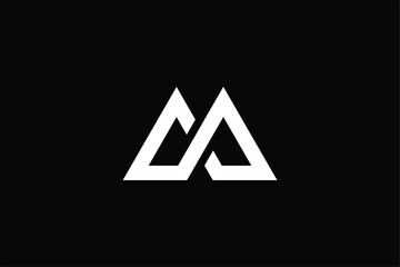 letter A triangle 3d geometric logo, letter A logo for safety warning and power