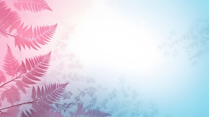 Obraz premium purple and blue tropical leaf background