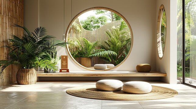 Customize award ceremonies with podium mockups featuring personalized winner's plaques and versatile display options, ensuring memorable recognition. , Minimalism,