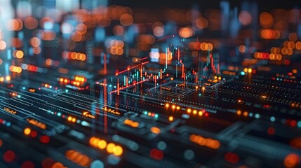 Navigate financial landscapes with podiums for forums, featuring stock market graphs, currency symbols, and financial charts to facilitate economic discussions. , Minimalism,