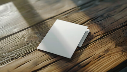 Fototapeta premium Card mockup