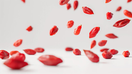 Goji Berry Extract: The Perfect Solution for Skin Protection and Nourishment on White Backdrop