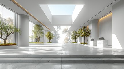 Leadership summit stage mockup with keynote speakers, leadership workshops, and executive networking. , Minimalism,