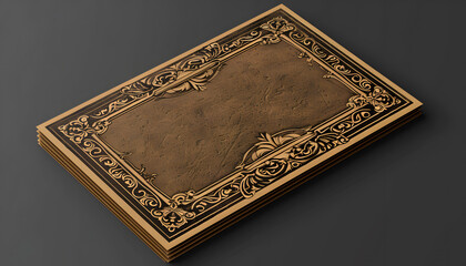Fototapeta premium Card mockup