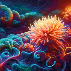 Obraz premium Abyss Anemona_1