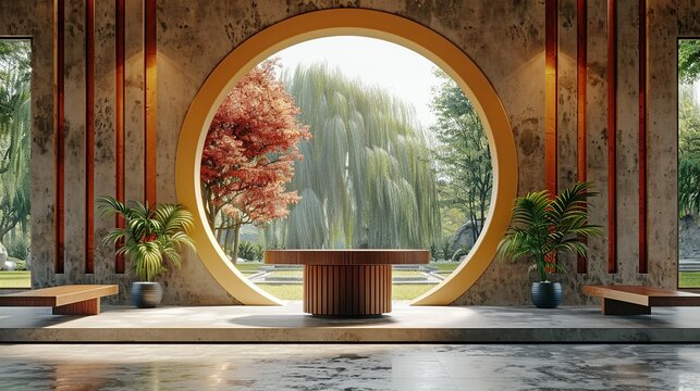 Showcase your expertise with a podium mockup tailored for educational content. , Minimalism,