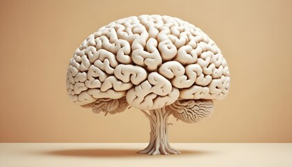 Autism Brain with Tree of Knowledge in Paper Craft