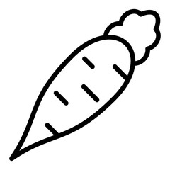daikon radish icon 